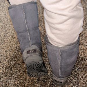 Grey tall Uggs